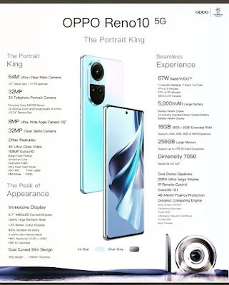Spesifikasi OPPO Reno10 5G