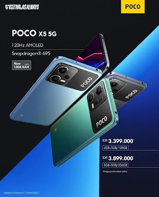POCO X5 5G Harga Terbaru Bulan November 2023