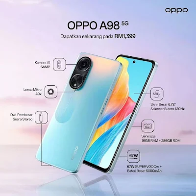 Spesifikasi Lengkap OPPO A98 5G