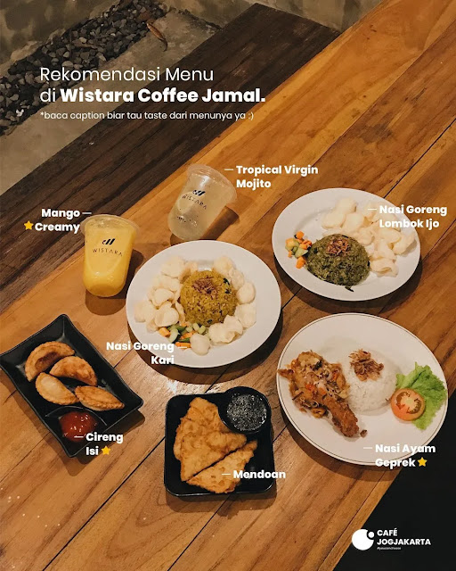Menu di Wistara Coffee Jamal